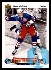 1991-92 Upper Deck #699 Brian Rolston RC World Junior Tournament